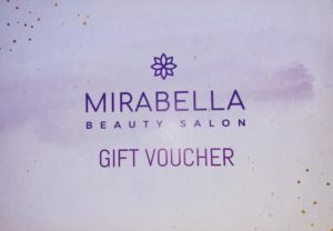 Gift Vouchers at Mirabella Beauty Salon in Chelmsford Essex