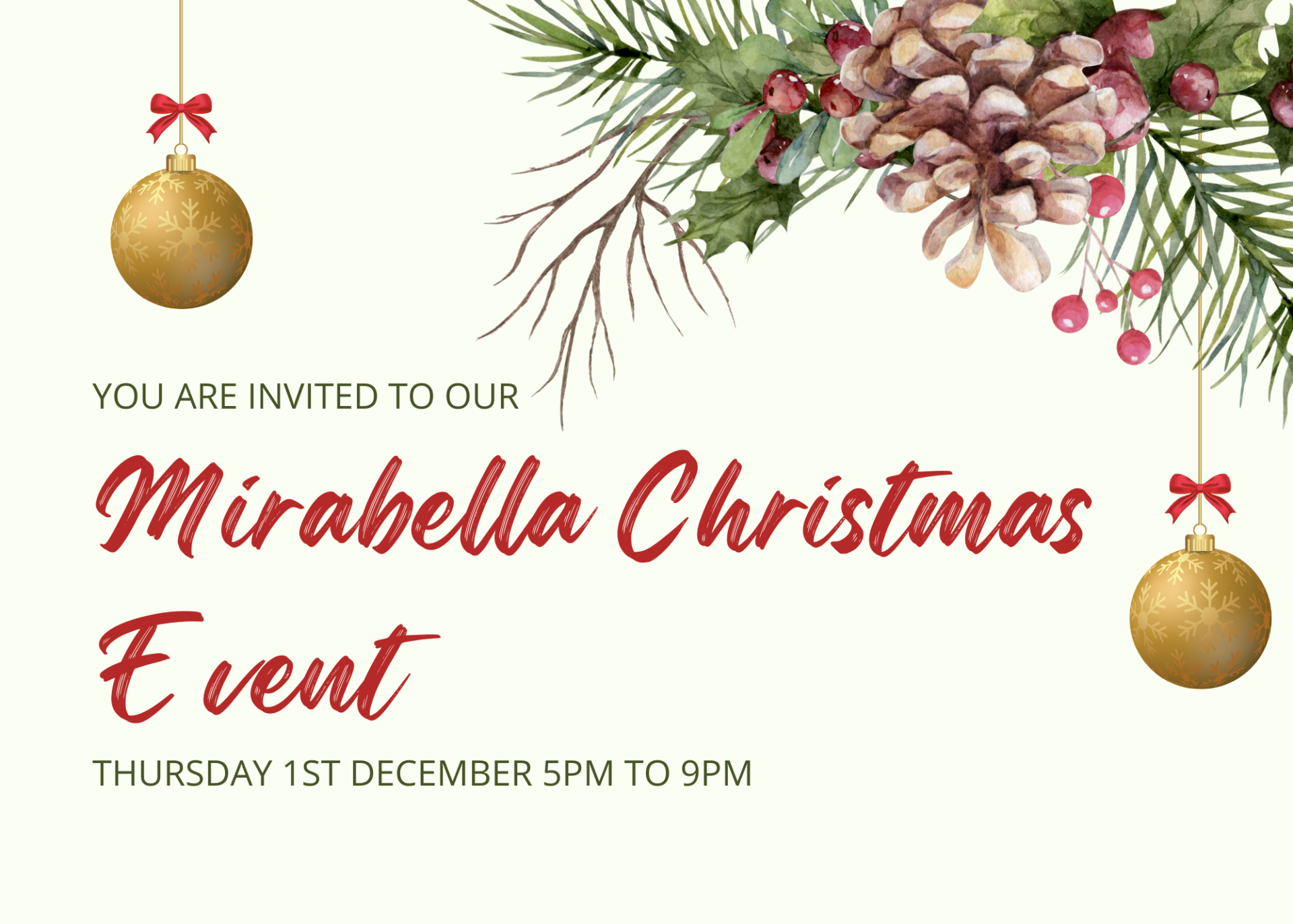 Mirabella Christmas Event